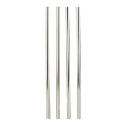 Smith & Nobel Stainless Straws With Cleaning Brush 10cm
