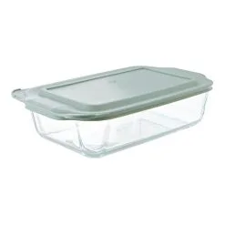 Pyrex 3L Rectangle Deep Dish With Lid