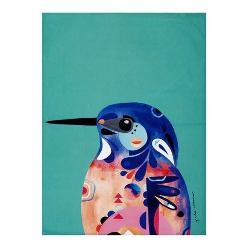 Maxwell & Williams Pete Cromer Tea Towel 50 X 70 Cm Azure Kingfisher 6 Maxwell & Williams Pete Cromer Tea Towel 50 X 70 Cm Azure Kingfisher -Kitchen Accessories Shop SP 598632