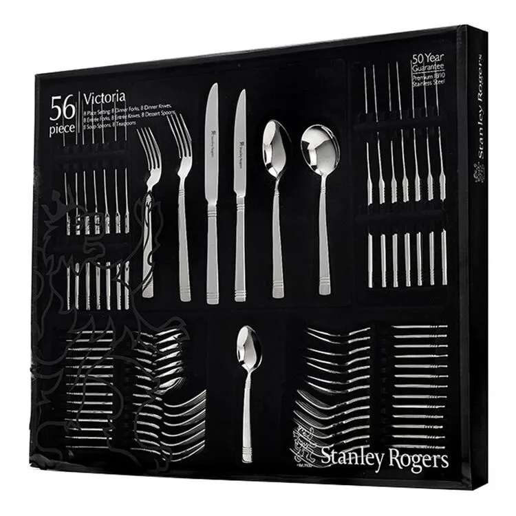Stanley Rogers Victoria 18/10 56-Piece Cutlery Set 3 Stanley Rogers Victoria 18/10 56-Piece Cutlery Set - Image 3