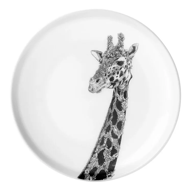 Maxwell & Williams Marini Ferlazzo 20cm Plate African Giraffe 1 Maxwell & Williams Marini Ferlazzo 20cm Plate African Giraffe