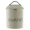 Smith & Nobel Retro Coffee Canister - Light Grey