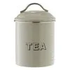 Smith & Nobel Retro Tea Canister - Light Grey