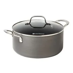 Swiss Diamond Hard Anodised Casserole 24cm