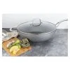 Swiss Diamond Hard Anodised Wok 28cm