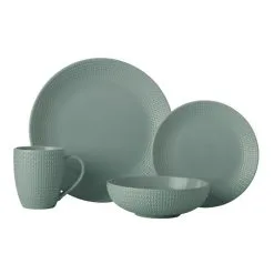 Casa Domani Corallo Sage 16-Piece Dinner Set