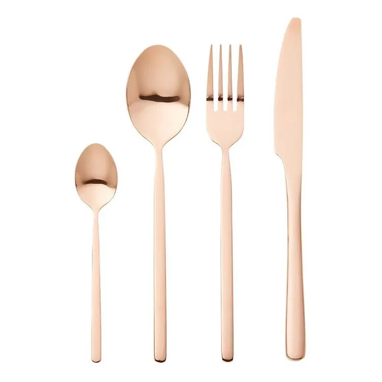 Smith & Nobel Arte 24-Piece Cutlery Set Shiny Copper 3 Smith & Nobel Arte 24-Piece Cutlery Set Shiny Copper - Image 3