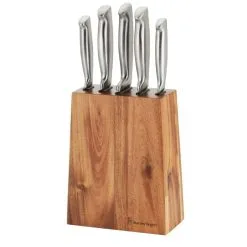Stanley Rogers Tapered Vertical 6-Piece Knife Block
