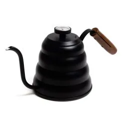 Coffee Culture Black Stainless Steel Kettle With Thermometer 1.2L