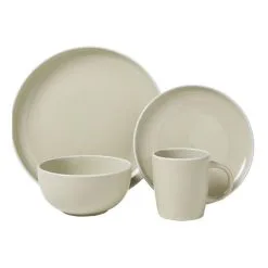 Soren Aurora 16-Piece Dinner Set Stone
