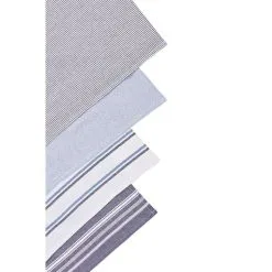 Smith & Nobel Provence 4 Pack Tea Towel Blue 45x70cm