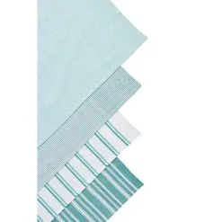 Smith & Nobel Provence 4 Pack Tea Towel Green 45x70cm