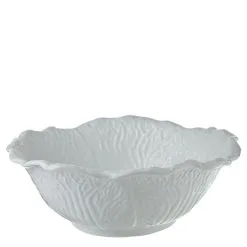 Chyka Home Garden Patch Serving Bowl 30cm White