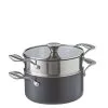 S&N By Miguel Maestre Hard Anodised Casserole With Steamer 20cm