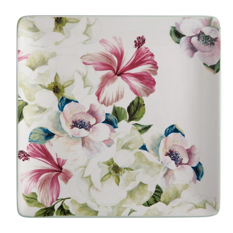 Casa Domani Magnolia Square Platter 32 Cm 1 Casa Domani Magnolia Square Platter 32 Cm