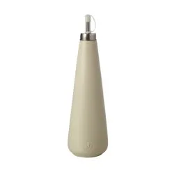 Casa Domani Moderna Oil Or Vinegar Bottle With Stainless Steel Pourer 500mL Taupe