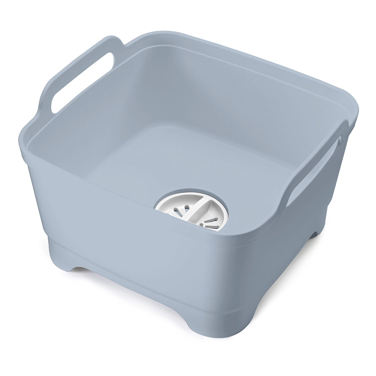 Joseph Joseph Wash N Drain Grey Blue 1 Joseph Joseph Wash N Drain Grey Blue