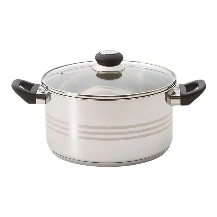 Smith & Nobel Traditions Stainless Steel Stockpot 8L 1 Smith & Nobel Traditions Stainless Steel Stockpot 8L