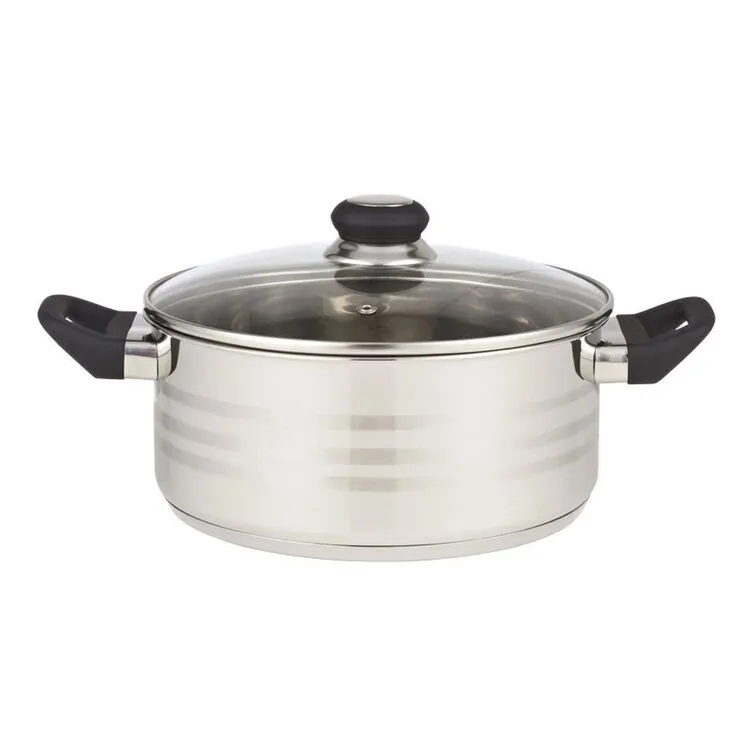 Smith & Nobel Traditions Stainless Steel Casserole 24cm 1 Smith & Nobel Traditions Stainless Steel Casserole 24cm