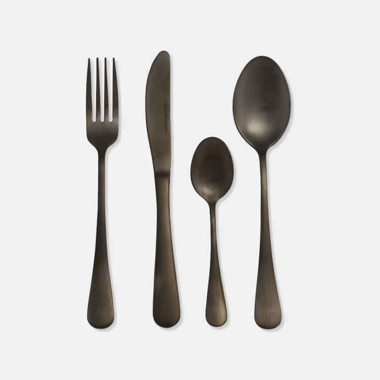 Smith & Nobel Lille 24-Piece Cutlery Set Matte Black 2 Smith & Nobel Lille 24-Piece Cutlery Set Matte Black - Image 2
