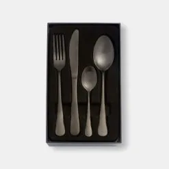 Smith & Nobel Lille 24-Piece Cutlery Set Matte Black 5 Smith & Nobel Lille 24-Piece Cutlery Set Matte Black -Kitchen Accessories Shop SP 630028