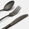Smith & Nobel Lille 24-Piece Cutlery Set Matte Black