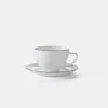 Jayson Brunsdon Homewares Jayson Brunsdon Oatley Noir 250 ML Rimmed Cup & Saucer