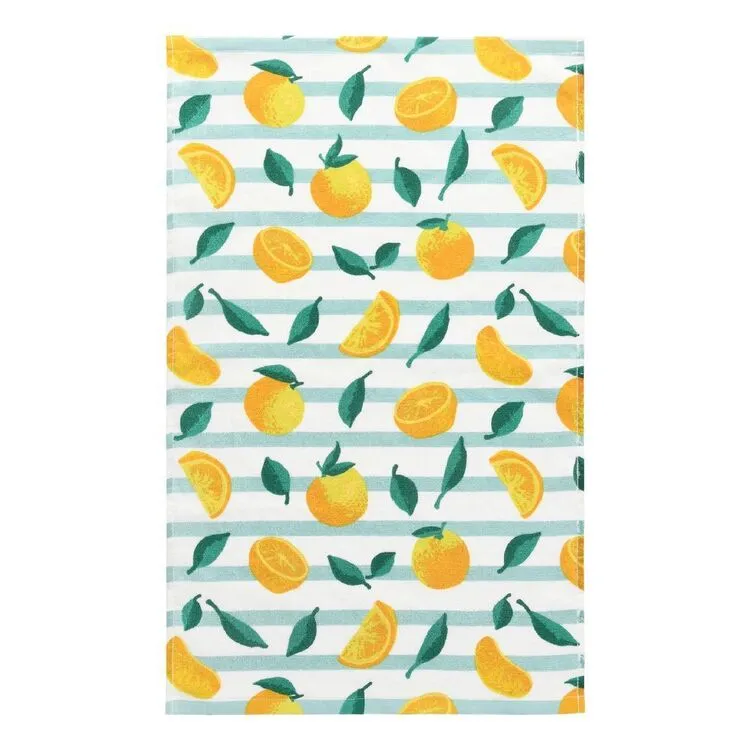 Smith & Nobel Terry Tea Towel 70x40cm Tangerine 1 Smith & Nobel Terry Tea Towel 70x40cm Tangerine