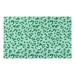 Smith & Nobel Terry Tea Towel 70x40cm Spot Print Green