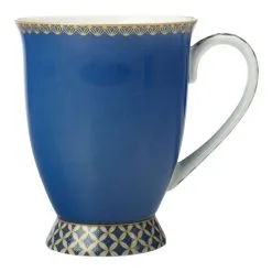 Maxwell & Williams Teas & C's Classic Footed Mug 300mL Blue Gift Boxed