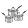 Raco Reliance Stainless Steel 3 Piece Saucepan Set