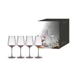 Tempa Esme 4 Pack Wine Glass Blush