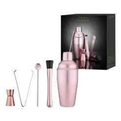 Tempa Aurora 5 Piece Blush Cocktail Set