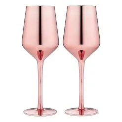 Tempa Aurora Rose 2 Piece Wine Glass Set
