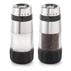 OXO Accent Mess-Free Salt & Pepper Grinder Set