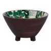 Maxwell & Williams The Blck Pen Night Garden Footed Bowl Enamel Finish 24x14cm