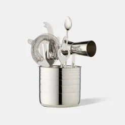JB Jayson Brunsdon Jayson Brunsdon Stainless Steel Cocktail Tools Set